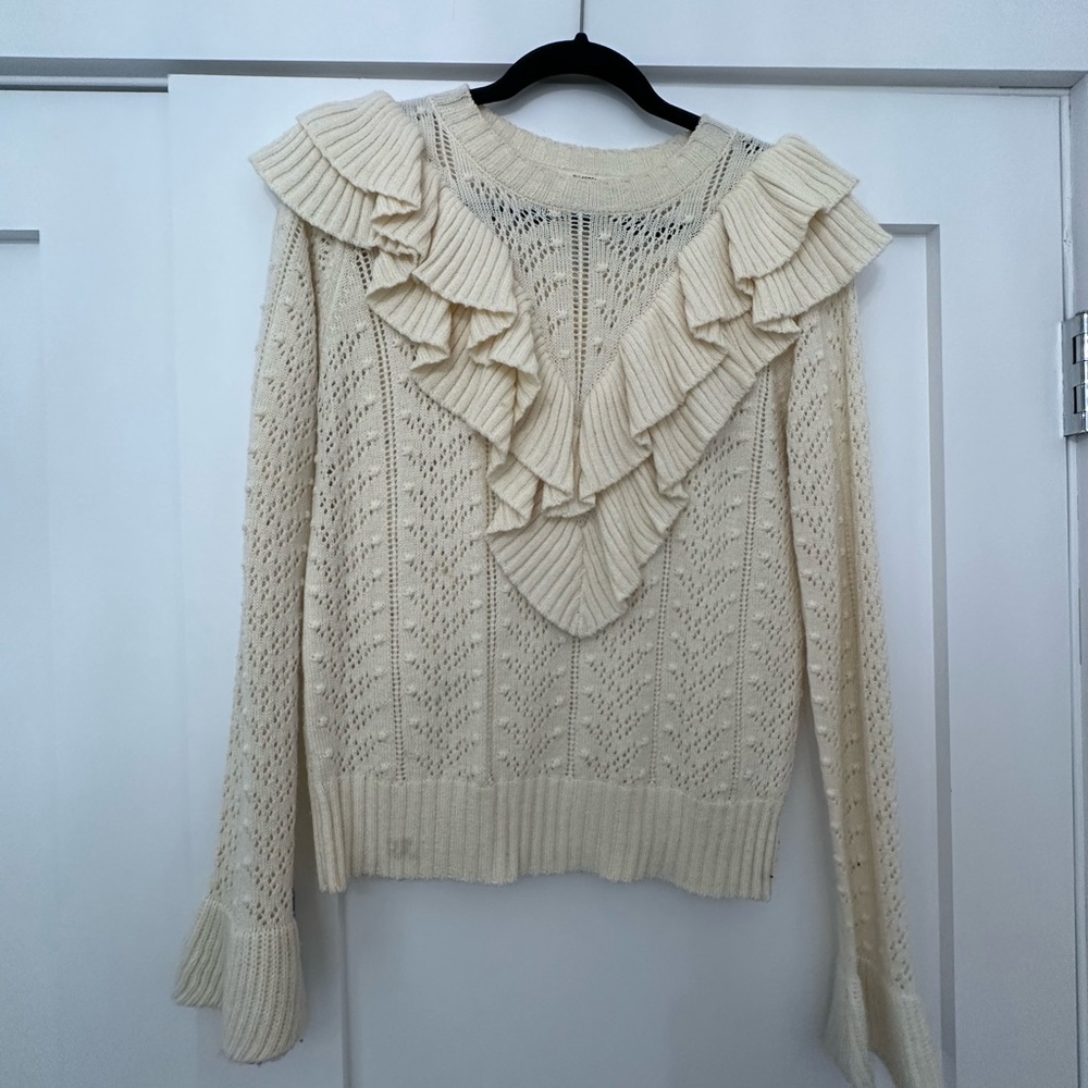 Tularosa ivory sweater. Size medium